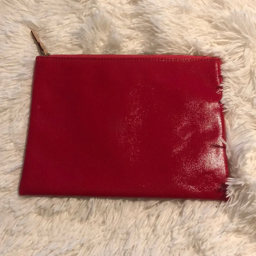 Kate Spade ♠️ hot pink clutch pouch bag NWT